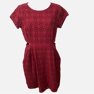 Madewell, Eyelet Lace, Cutout Dress